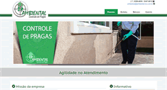 Desktop Screenshot of ambiental-es.com.br