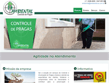 Tablet Screenshot of ambiental-es.com.br